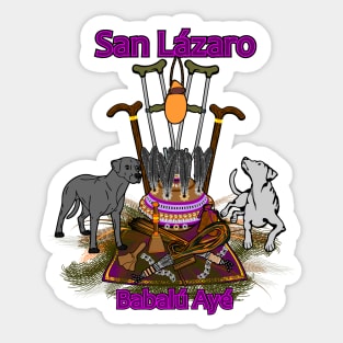 San lázaro Sticker